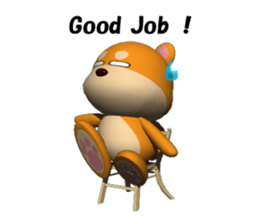 3D of MAMESHIBA KOCHACHA sticker #2677289