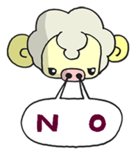 Kawaii Kawaii Sheep sticker #2677972