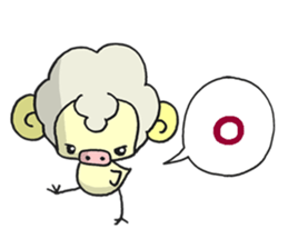 Kawaii Kawaii Sheep sticker #2677973