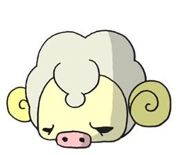 Kawaii Kawaii Sheep sticker #2677976