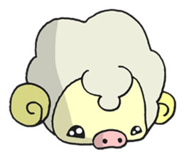 Kawaii Kawaii Sheep sticker #2677977