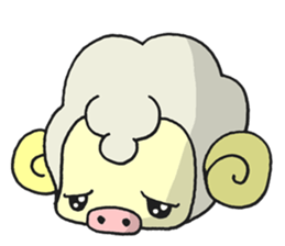 Kawaii Kawaii Sheep sticker #2677978