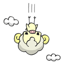 Kawaii Kawaii Sheep sticker #2677980