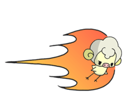 Kawaii Kawaii Sheep sticker #2677989