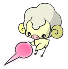 Kawaii Kawaii Sheep sticker #2677990