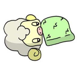 Kawaii Kawaii Sheep sticker #2677992