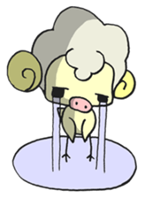Kawaii Kawaii Sheep sticker #2677993