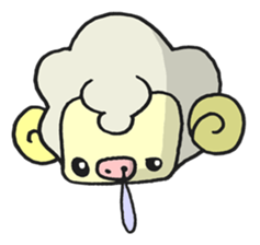 Kawaii Kawaii Sheep sticker #2677996