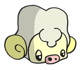 Kawaii Kawaii Sheep sticker #2677997
