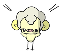 Kawaii Kawaii Sheep sticker #2678003