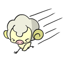 Kawaii Kawaii Sheep sticker #2678004