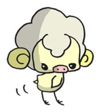 Kawaii Kawaii Sheep sticker #2678005