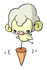 Kawaii Kawaii Sheep sticker #2678006