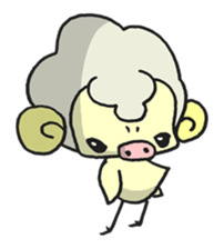 Kawaii Kawaii Sheep sticker #2678008