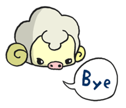 Kawaii Kawaii Sheep sticker #2678010