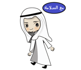 Arab guy , Keffiyeh lover (Arabic ver.) sticker #2678097