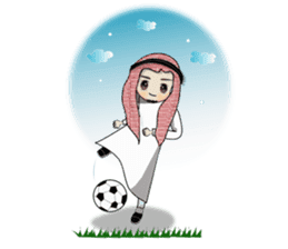 Arab guy , Keffiyeh lover (Arabic ver.) sticker #2678108