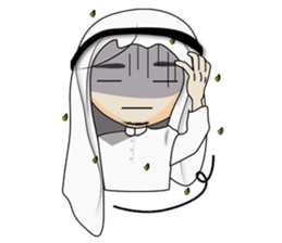 Arab guy , Keffiyeh lover (Arabic ver.) sticker #2678111