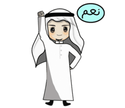 Arab guy , Keffiyeh lover (Arabic ver.) sticker #2678128