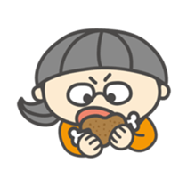 go!go!girl with glasses sticker #2678346