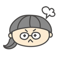 go!go!girl with glasses sticker #2678353