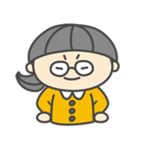 go!go!girl with glasses sticker #2678367