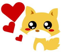 Pretty fox sticker #2678411