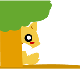 Pretty fox sticker #2678423