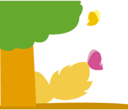 Pretty fox sticker #2678425