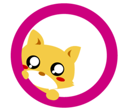 Pretty fox sticker #2678427