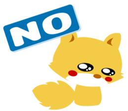 Pretty fox sticker #2678430