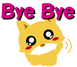 Pretty fox sticker #2678434