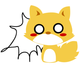 Pretty fox sticker #2678449