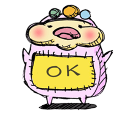 mochikko sticker #2678679