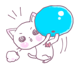 Bowling Cat Bounya sticker #2678693