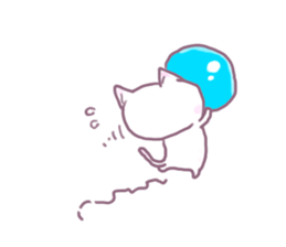 Bowling Cat Bounya sticker #2678694