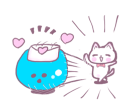 Bowling Cat Bounya sticker #2678719
