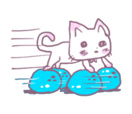 Bowling Cat Bounya sticker #2678725