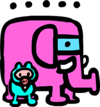 animal ninja Sticker sticker #2680089