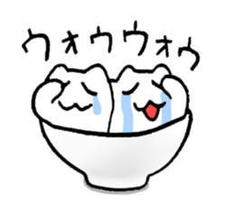 His and her bowl sticker #2680273