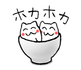 His and her bowl sticker #2680292