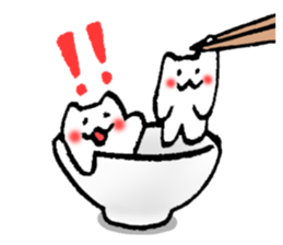 His and her bowl sticker #2680298