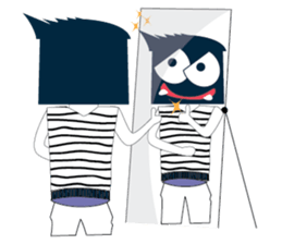 Mr. Blue Mask sticker #2680302