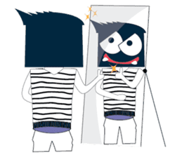 Mr. Blue Mask sticker #2680302