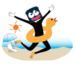 Mr. Blue Mask sticker #2680332