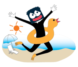 Mr. Blue Mask sticker #2680332