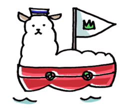 Flufy lama sticker #2681965