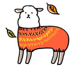 Flufy lama sticker #2681966