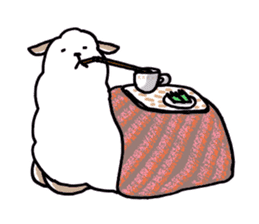 Flufy lama sticker #2681977