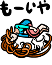 Hair long woman sticker sticker #2682010